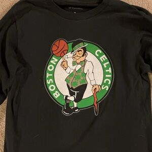Boston Celtics mens Long Sleeve Shirt - Black